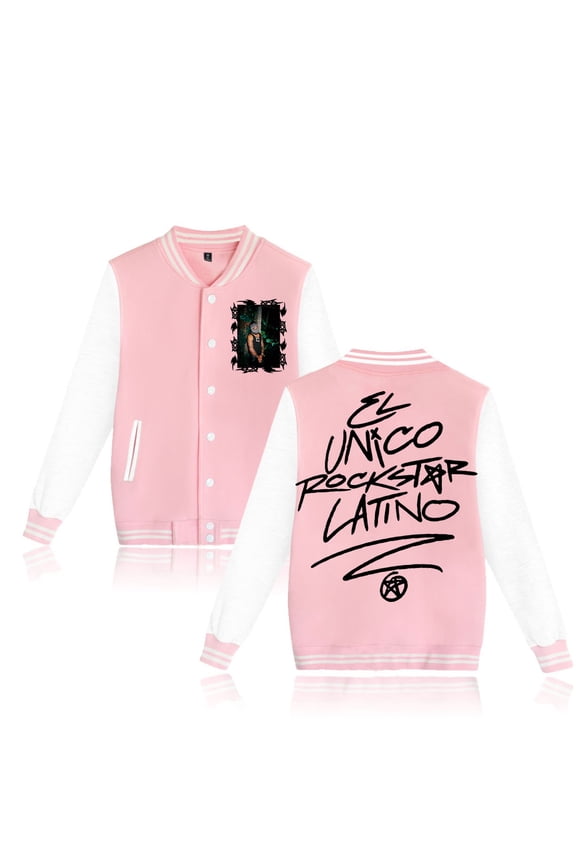 JHAYCO Le Clique: Vida Rockstar Baseball Jacket Fashion Clothes Unisex Long Sleeve