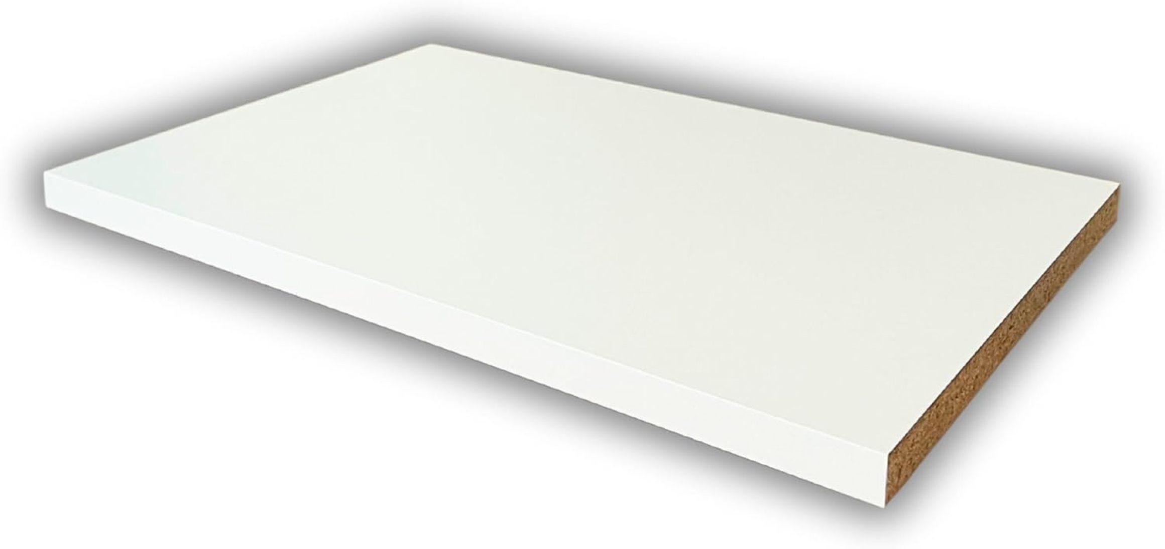 Custom Cut White Melamine Shelves - 3/4" Thick, Cabinet & Closet Replacement Shelves (Custom Size) - View #12