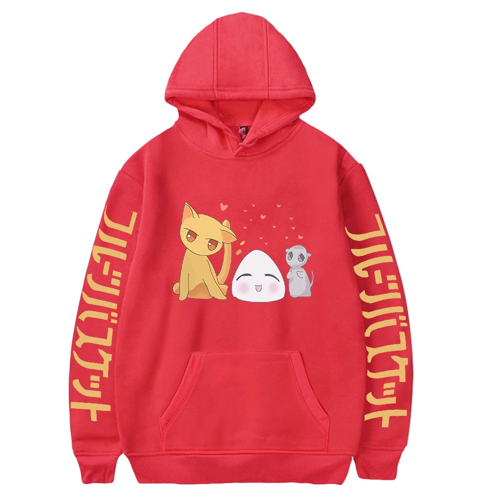 JHDESSLY Anime Fruit Basket Merch Hoodies Fashion Women Men Casual Sweater Unisex Streetwear Pullover Walmart