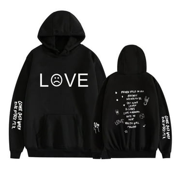 JHDESSLY Rapper Lil Hoodie Peep Merch Sweatshirt for Men Women The Peep Hooded Show Love Printed Pullover Hooded Unisex