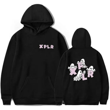 JHDESSLY Sam and Unisex Fashion Colby Ghost Print Sweatshirts Funny Women Men Sweatshirts Fashion Hoodie
