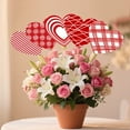 thumbnail image 1 of JHEHF 15pcs Valentine'S Day Heart Flower Picks for Table Centerpiece Decoration Vase Wedding Crafts Arrangement Couple Wedding & Party Supplies Birthday Party Cake Decorations, 1 of 7