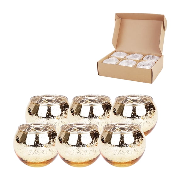 JHEHF 6 Pieces Round Silver Candle Holders Table Centerpieces Tealight Candle Holders for Anniversary Wedding Birthday Parties and Home Decorations