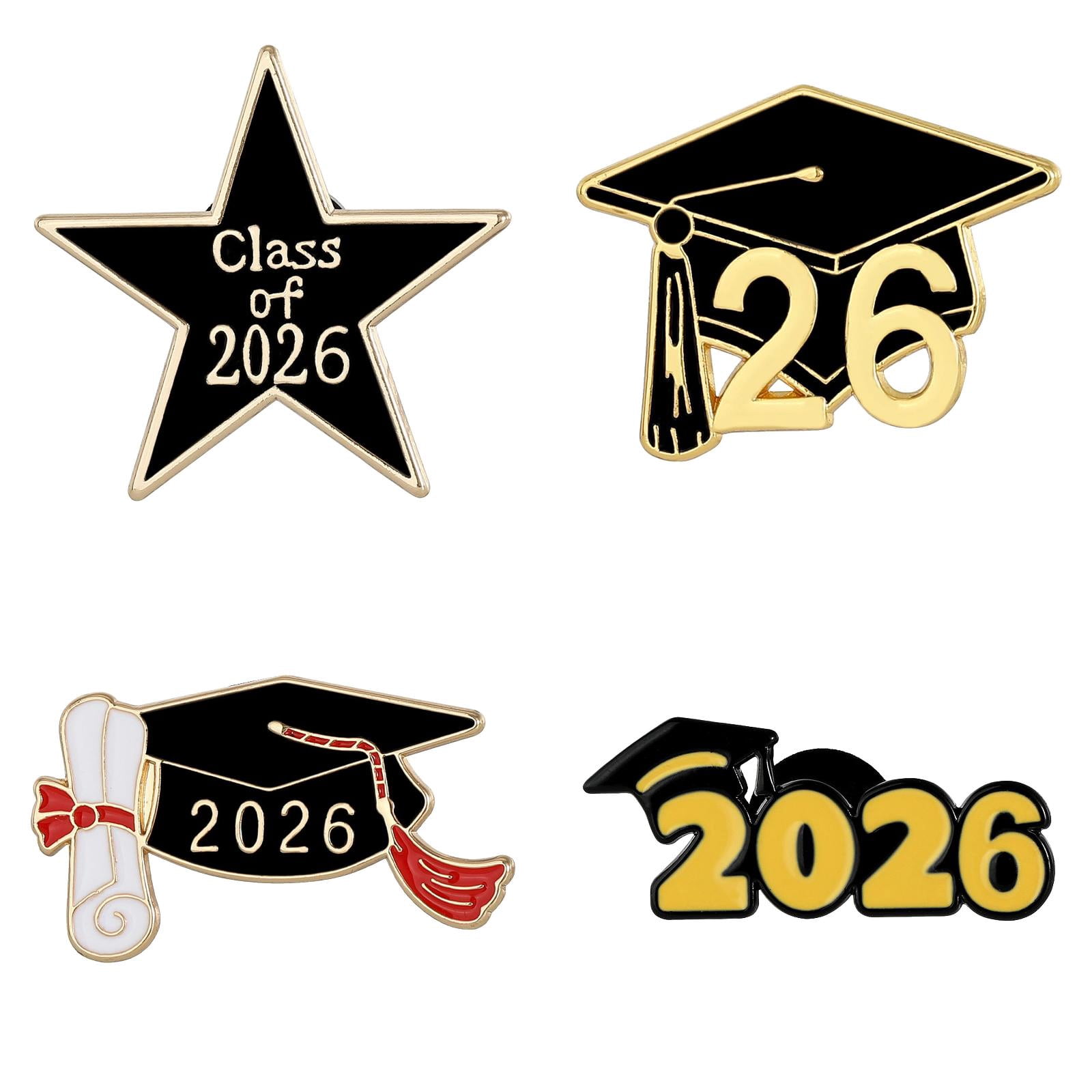 Graduation Brooches JHEHF Class Of 2026 Graduation Brooch Pin Graduation Cap Decoration ...