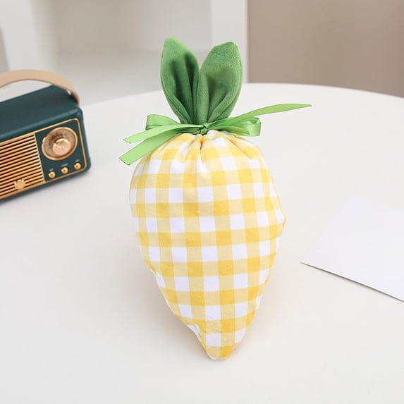 JHEHF Easter Carrots Decor Colorful Handmade Filled Easter Carrots Easter Basket Stuffers Vase Filler Tiered Tray DIY Decor Farmhouse Party Supply