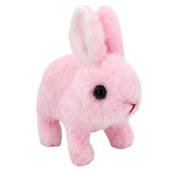 JHEHF Electronic Plush Hopping Rabbit Toys Easter Bunnies Interactive Hopping Electronic Pet Toy with Sounds and Movements for Easter Christmas Birthday Gift