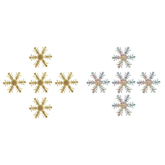 JHEHF Glitter Snowflake Confetti Christmas Decorative Winter Table Centerpiece Party Supplies DIY Craft for Xmas Birthday Party Wedding Home Decoration 200PCS