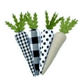 thumbnail image 1 of JHEHF Pack Of 4 Easter Carrots Decor Colorful Handmade Filled Easter Carrots Easter Basket Stuffers Vase Filler Tiered Tray DIY Decor Farmhouse Party Supply, 1 of 6