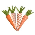 thumbnail image 1 of JHEHF Pack Of 4 Easter Carrots Decor Colorful Handmade Filled Easter Carrots Easter Basket Stuffers Vase Filler Tiered Tray DIY Decor Farmhouse Party Supply, 1 of 6