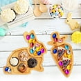 thumbnail image 1 of JHEHF Rabbit & Carrot Shaped Charcuterie Board Easter Mini Cutting Boards Kitchen Wood Serving Plates Tray Dish Snack Platter Spring Rustic Home Kitchen Decor Housewarming Gift 2PCS, 1 of 6