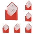 thumbnail image 1 of JHEHF Valentine Envelope Gift Boxes Folding Flower Storage Box Festive Gift Packaging Flower Wrapping Supplies Present Storage for Wedding, Mother’S Day, Graduation, Birthday Party 6PCS, 1 of 9