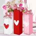 thumbnail image 1 of JHEHF Valentine‘S Day Rustic Wood Block Set Of 3 Home Valentines Table Sign Rustic Farmhouse Tiered Tray Tabletop Centerpieces Wedding Anniversary Party Supplies, 1 of 8