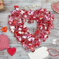 thumbnail image 1 of JHEHF Valentines Day Wreath for Front Door Valentines Heart Shaped Garland Hanging Valentines Day Heart Wreath Decor for Home Birthday Wedding Party Decoration Supplies, 1 of 6