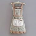 thumbnail image 1 of JHEHF Women'S Aprons with Pockets Cute Floral Kitchen Apron for Cooking Baking Gardening Holiday Valentine'S Day Gift for Mom, Wife and Girlfriend, 1 of 6
