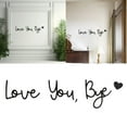 thumbnail image 1 of JHEHF Wood Sign Home Decor Love You Bye Farmhouse Wall Art Decor Above Door Topper for Living Room Valentine'S Day Wedding Wall Entryway Door Decorations 1PCS, 1 of 8