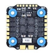 JHEMCU EM-45A/50A 4-in-1 Brushless ESC   2 6S LiPo, Bluejay Firmware, DShot Protocol, Built-in Current Sensor, 20x20mm Mounting for FPV Racing & Freestyle Drones