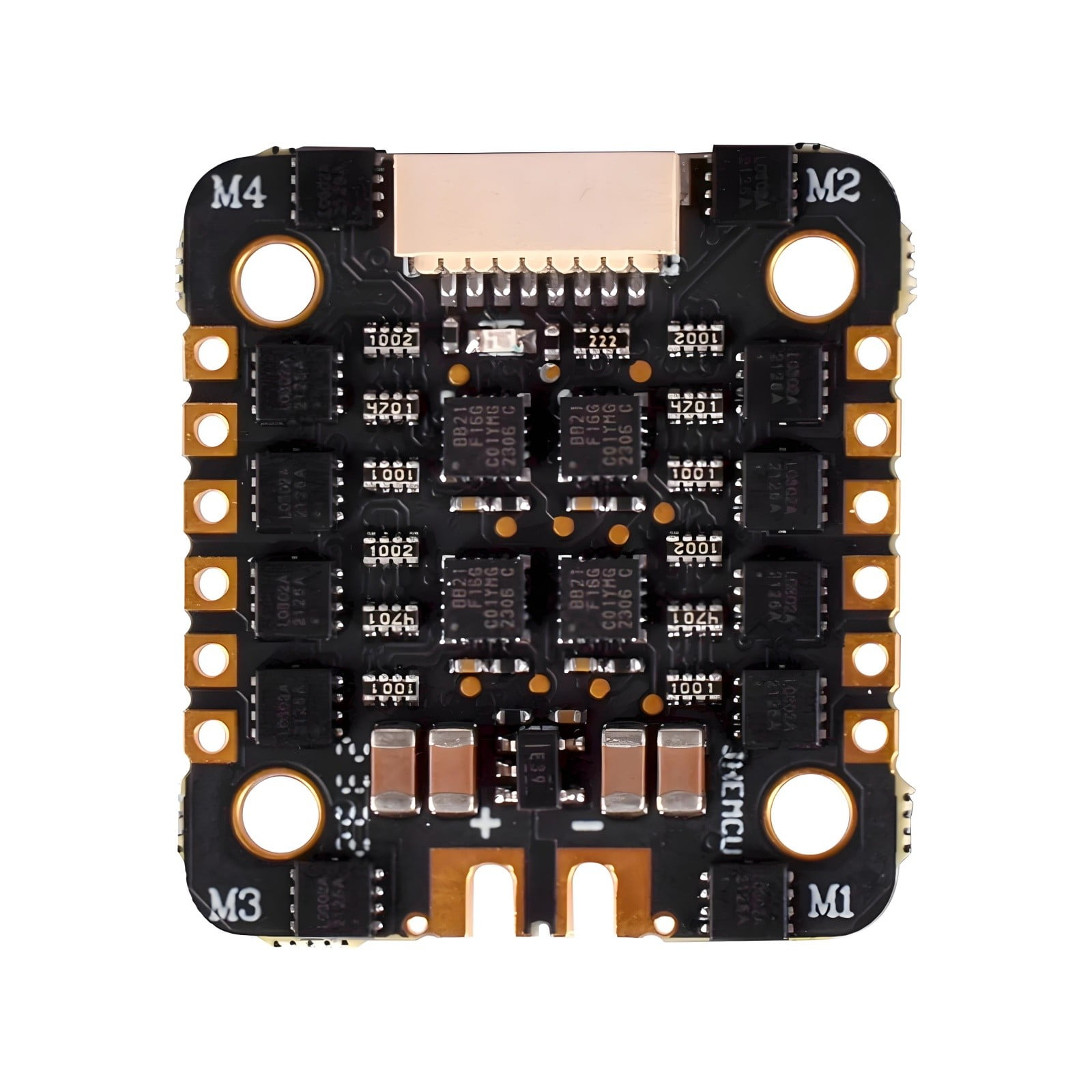 JHEMCU EM40A 4-in-1 Brushless ESC – 40A BLHeli_S DShot600 Electronic Speed Controller for FPV Racing Drones, 2–6S LiPo, 20×20mm Mounting
