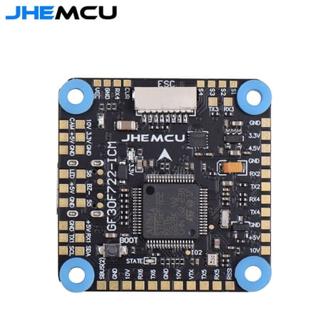 JHEMCU GF30F722-ICM F722 F7 HD Baro OSD 5V 10V Dual BEC Flight Controller 3-8S 30.5X30.5mm for Remote Control FPV Freestyle Drone Parts