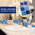 thumbnail image 1 of JHGoosa 3D 1Set 15PC Tile DIY Self-Adhesive Wall Crystal Sticker Sticker Tile Wall Sticker, 1 of 9