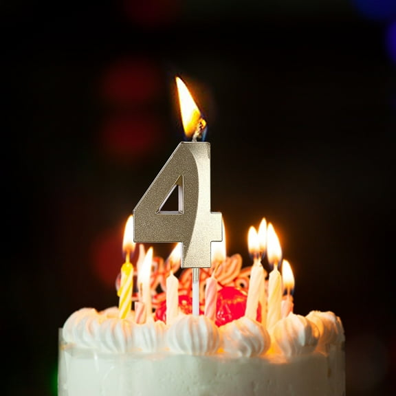 JHGoosa Birthday Candles Extended Big Number Candle Multicolor 3D Design Cake Topper Decoration For Any Celebration