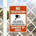 thumbnail image 1 of JHGoosa Camera Signs For Home Video Surveillance Signs Outdoor 20*30cm, 1 of 8