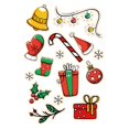 thumbnail image 1 of JHGoosa Christmas Sticker Santa Bell Gift Small Sticker Cute Stickers Gift Packaging Stickers, 1 of 2