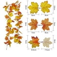 thumbnail image 1 of JHGoosa Fall Decor Festival Simulation Maple Leaf Rattan Decoration Christmas Party Wall Hanging Maple Leaf Rattan(Clearance), 1 of 2