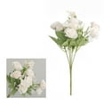 thumbnail image 1 of JHGoosa Home Desktop Decoration Simulation Rose Bouquet Wedding Road Arrangement Flowers 5 Forks Happy Roses(Clearance), 1 of 6