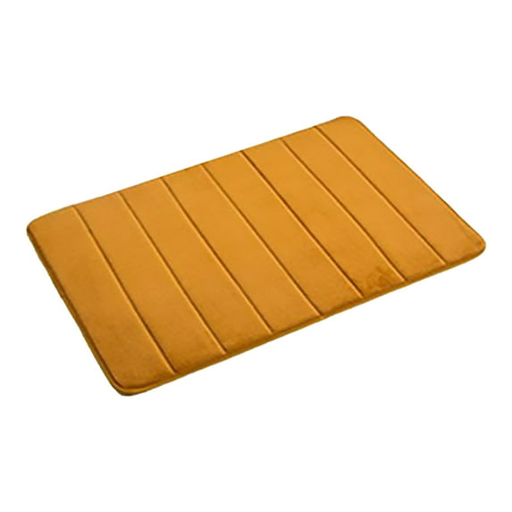 JHGoosa Memory Foam Bath Mat Bathroom Rugs Toilet Soft Non Slip Mat Bathroom Bedroom Floor Shower Rug Decor Comfortable Water Absorbent Machine Washable Easier To Dry Floor Rug Mats "Khaki"