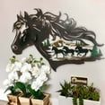 thumbnail image 1 of JHGoosa Metal Decoration Western Horse Shadow Wall Decoration Pendant Metal Crafts, 1 of 6