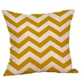 JHGoosa Mustard Pillow Case Yellow Geometric Fall Autumn Cushion Cover