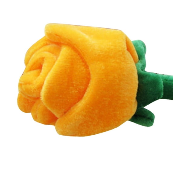 JHGoosa Simulation Roses Plush Toy Curtain Buttons Mother's Day Graduation Season Gift