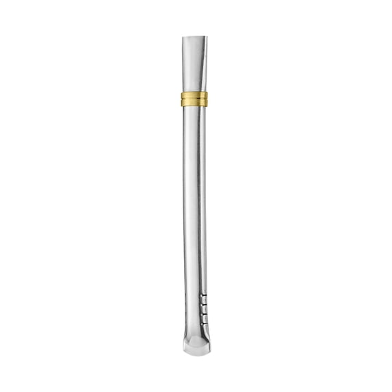 JHGoosa Tainless Steel Straw Filter Straw Juice Resi Due Spoon Coffee Stirring Spoon Kitchen Supplies