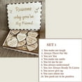 thumbnail image 1 of JHGoosa Unique Friendship Gift Wooden Hearts In The Box With Reasons Why You're My Best Friend Wooden Love Guestbook Box Friendship Souvenir Funny Birthday For Friends, 1 of 3
