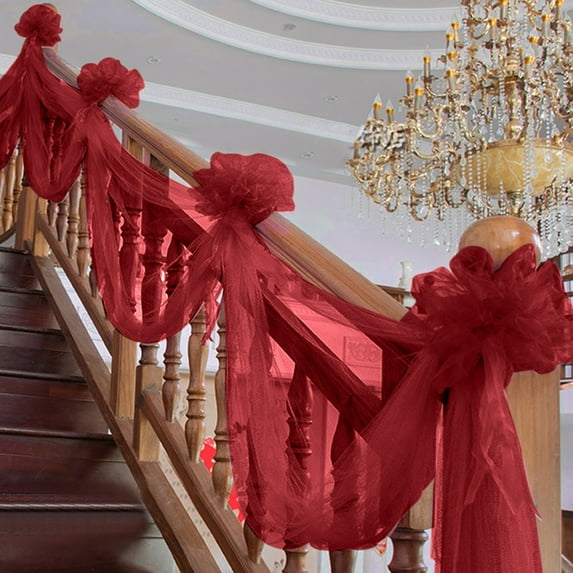 JHGoosa Wedding Birthday Party Decorations Bridal Shower Decorations Stair Chair Decoration Yarn 10m Packing