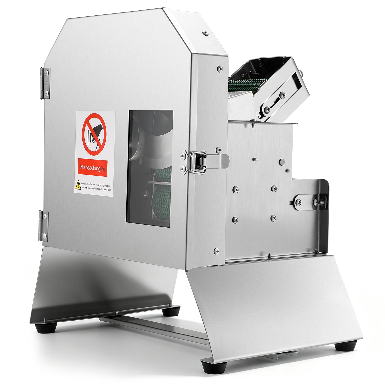 JHKNNK 200W Commercial Vegetable Slicer, 100kg/h 1.5‑35mm Adjustable ...