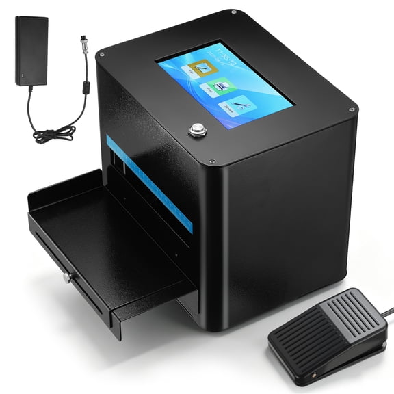 JHKNNK Desktop Inkjet Batch Coder Machine 300-600 DPI, Touch Screen Date Printer