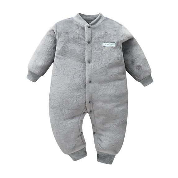 JHLZHS Baby Boy Clothes Winter Outfits Baby Girl Boy Thick Warm Jumpsuit Playsuit Romper Clothes Baby Outfits Neutral Gender Baby Girl Clothes 0-3 Months Sleepers