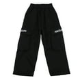 thumbnail image 1 of JHLZHS Girls Pants Size 14-16 Loose Fit Girl Kids' Sports Casual Pants Loose Straight Leg Wide Leg Pants Cute Pants Overalls for Girls 10-12 Jeans, 1 of 7