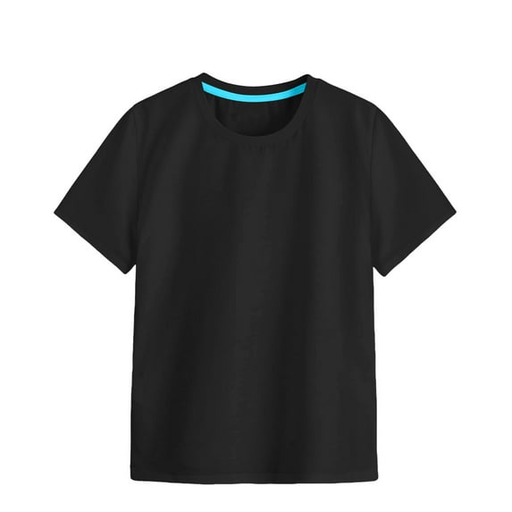 JHLZHS Girls Shirts Size 7-8 Cute Girls Soft Short Sleeve Crew Neck T Shirts Multi Color Printed T Shirt Birthday Girl Shirt Kids 7 Girls White Long Sleeve Shirt Size 6