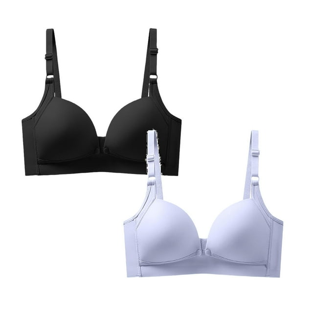 JHLZHS Maternity Bras for Pregnancy Big Bust Women Solid Lactation Bra
