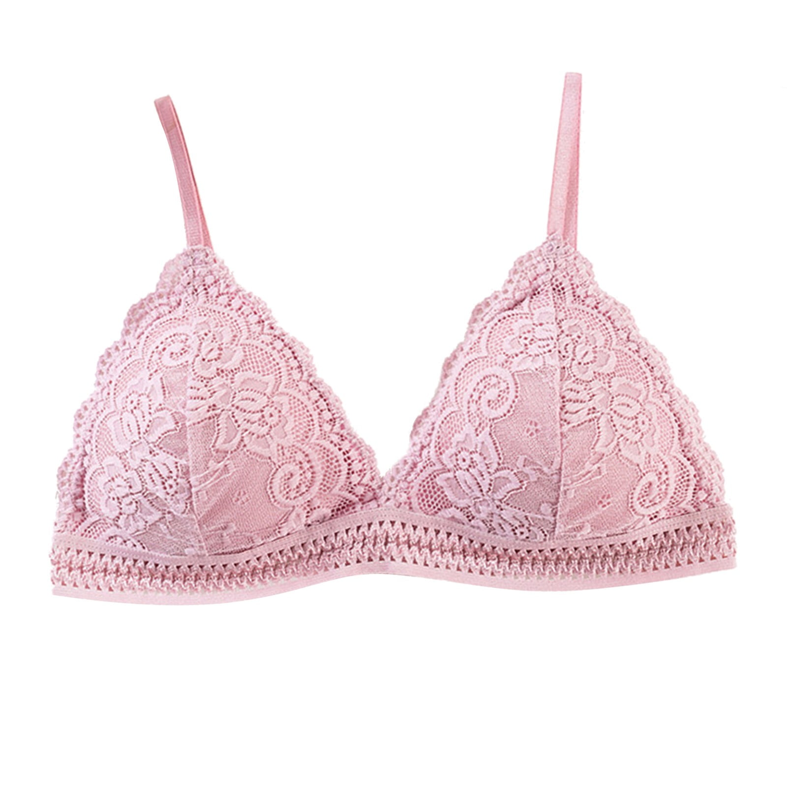 JHLZHS Women's New Bra French Thin Sexy Bra with Padded Bra Sport Bras