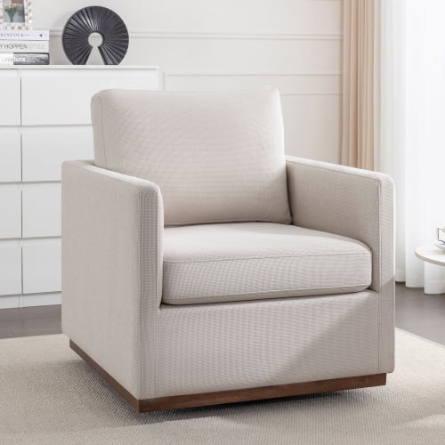 Jhootuuo Mid Century Modern Swivel Accent Chair Armchair For Living 