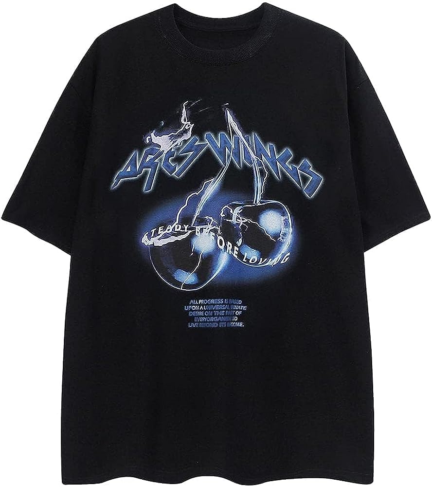 JHPKJAelfric Eden Men’s Vintage Oversized Tee Shirts Doggy Graphic