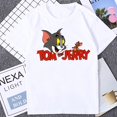 JHPKJJHPKJJHPKJCat Tom Mouse Jerry Cartoon Couple Classic Tshirt Summer