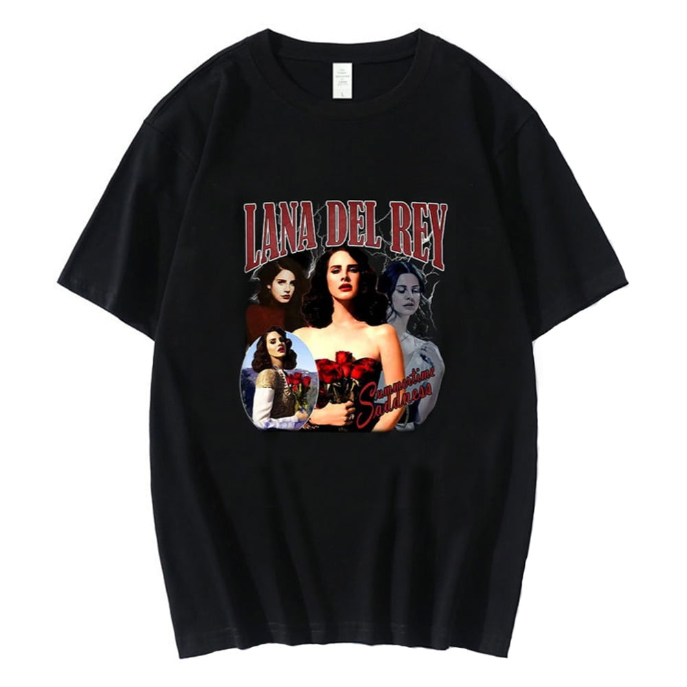 JHPKJSummer 100% Cotton Women T Shirt Lana Del Rey Print T-shirts Hip ...