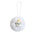 thumbnail image 1 of JHRGJIO Christmas Faux Ball Hanging Decorations, Christmas Decoration Indoor, with Santa Snowman Mini Figures, Winter Decor Cute Baubles for Tree Wreath Home Mantel Display, 1 of 7