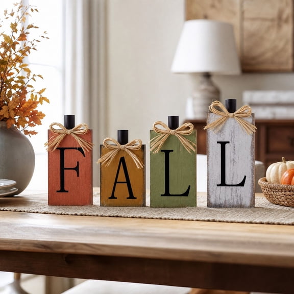 Table Signag Fall Wooden Signs