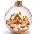 thumbnail image 1 of JHRGJIO Glowing Christmas Story Ornament, Light-Up Mini Holiday Scene Accent, Warm LED Light for Home Display Christmas Decorations Winter Decor Tabletop Decoration, 1 of 7