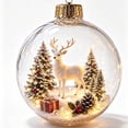 thumbnail image 1 of JHRGJIO Glowing Christmas Story Ornament, Light-Up Mini Holiday Scene Accent, Warm LED Light for Home Display Christmas Decorations Winter Decor Tabletop Decoration, 1 of 6